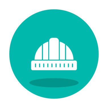 Sabit şapka simge vektör çizim