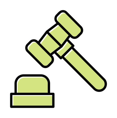 Yargıç Tokmak simgesi, satır biçimi 