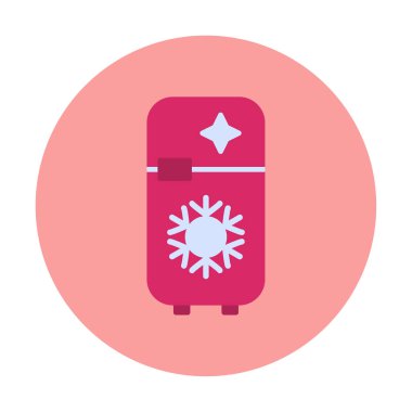 buzdolabı vektör simgesi çizelgesi çizimi