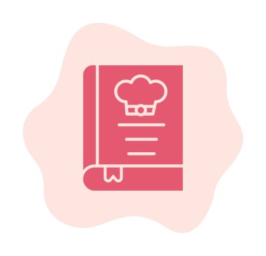 kitap simgesi, vektör illüstrasyonu basit tasarım