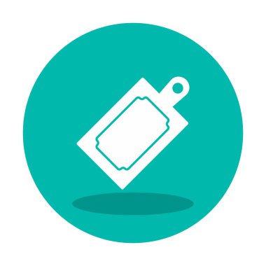 Kesme tahtası simgesi, vektör illüstrasyonu