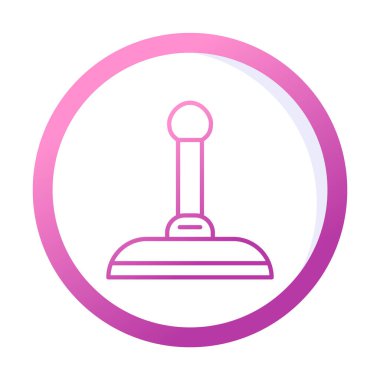 Lastik Damga Web simgesi vektör illüstrasyonu