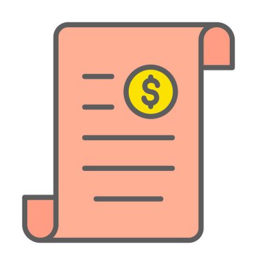 Bill simgesi, vektör çizimi 