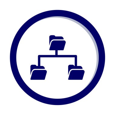 Basit Dizin Paylaşımı, vektör illüstrasyonu