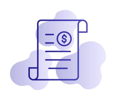 Bill simgesi, vektör çizimi 