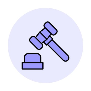 Yargıç Tokmak simgesi, satır biçimi 