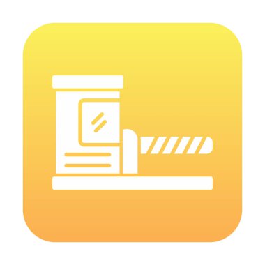 Park engeli simgesinin web illüstrasyonu