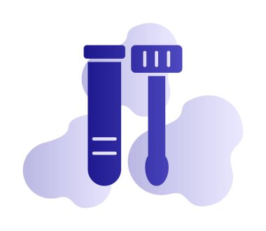 Örnek test web simgesi, vektör illüstrasyonu