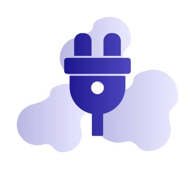 güç dolgusu, web simgesi basit tasarım 