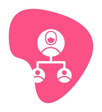 Basit Yardımcı Pazarlama simgesi, vektör illüstrasyonu