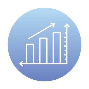 Grafik. Web simgesi basit illüstrasyon 