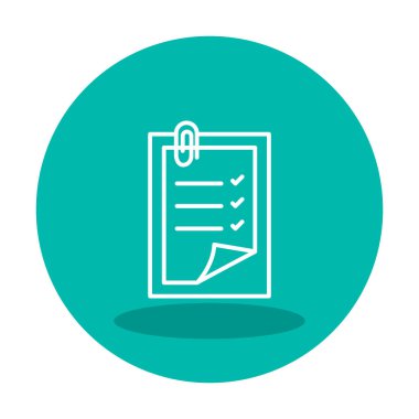 Notes web icon, vector illustration