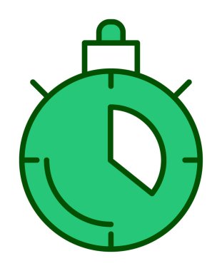 vektör kronometre simgesi illüstrasyonu 