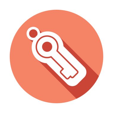 Anahtar sembolü web simgesi, vektör illüstrasyonu