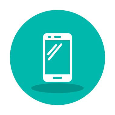 akıllı telefon simgesi, vektör illüstrasyonu basit tasarım