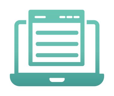 Web tasarım simgesi, vektör