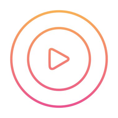 Oynatma düğmesi vektör çizimi