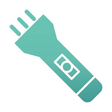 Seyahat fenerinin düz simgesi. Renkli vektör çizimi