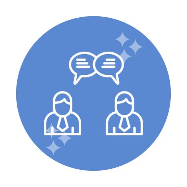 Kullanıcılar iletişim konsepti vektör illüstrasyonunu sohbet