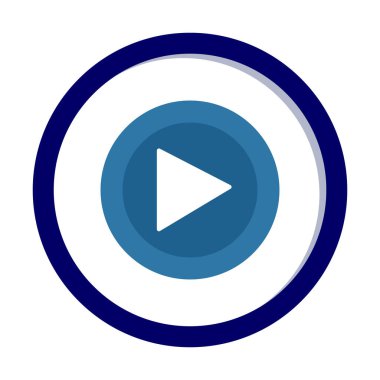 Oynatma düğmesi vektör çizimi