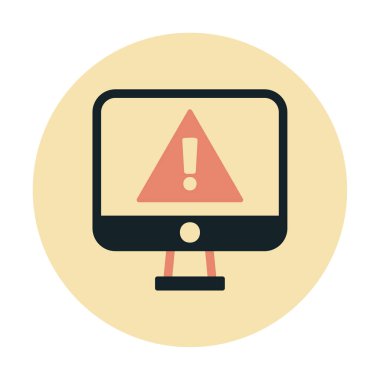 ünlem işareti, uyarı simgesi vektör illüstrasyonu