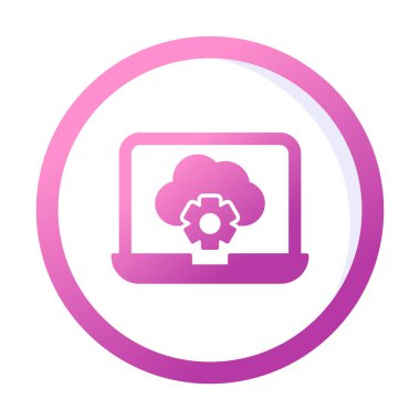 Bulut hesaplama. Bulut deposu. İnternet teknolojisi. Çevrimiçi servis. Data, bilgi güvenliği. Taslak vektör simgeleri kümesi. Veri Eşzamanlaması, Aktarım, Erişim ve diğer şeyleri içerir.