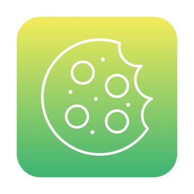 tatlı kurabiye izole vektör illüstrasyonu