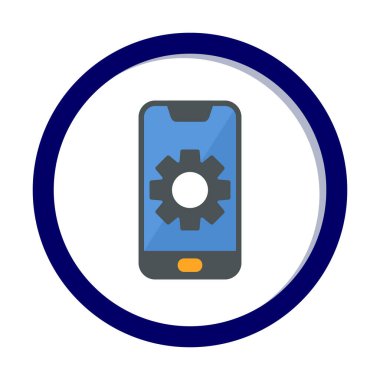 Mobil Ayar Simge vektör çizimi