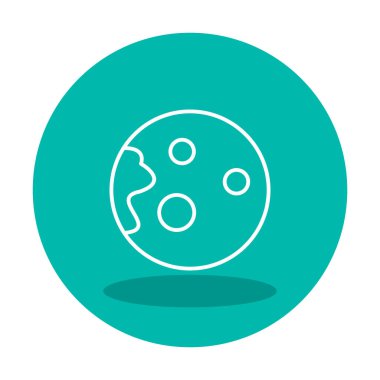 Gezegenler simgesi, vektör illüstrasyonu