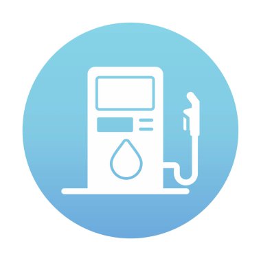 Yakıt İstasyonu simgesi taslak biçimi