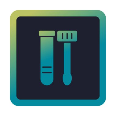 Örnek test web simgesi, vektör illüstrasyonu