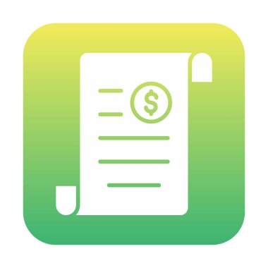 Bill simgesi, vektör çizimi 