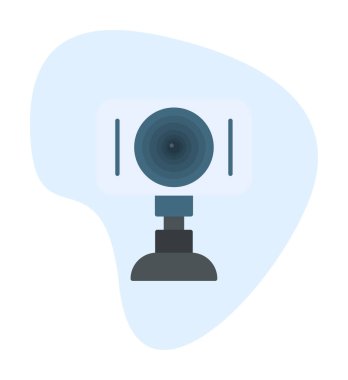 Web kamera simge vektör çizim