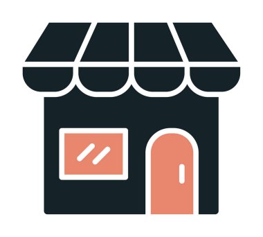 Dükkanı web simge vektör çizim