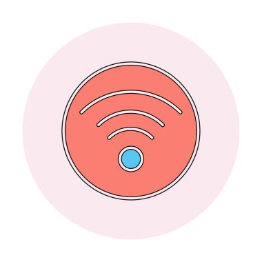 wifi simgesi, vektör illüstrasyonu basit tasarım