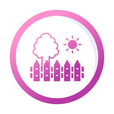 çit ağ ikonu vektör illüstrasyonu