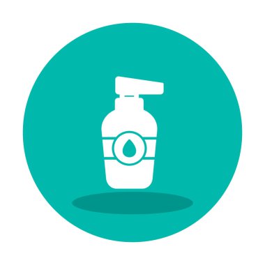 Beyaz arkaplanda bebek yağı vektör illüstrasyonu