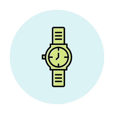 Kol saati. Web simgesi basit tasarım