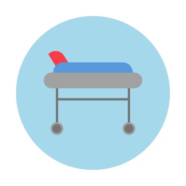 Sedye ağ simgesi, vektör illüstrasyonu