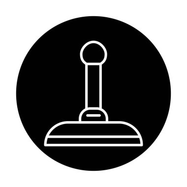 Lastik Damga Web simgesi vektör illüstrasyonu