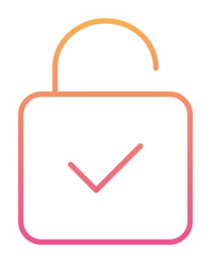 Beyaz arkaplanda asma kilit vektör çizimi