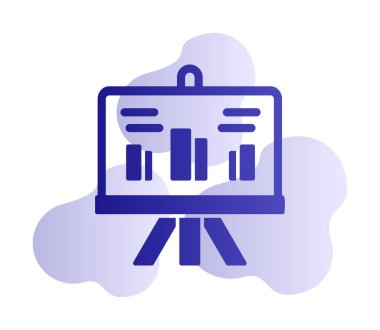 İnşaat planı simgesinin vektör illüstrasyonu               