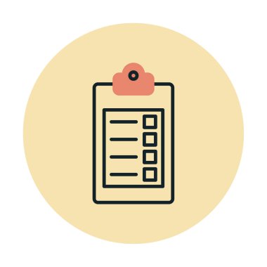 Pano simgesi, vektör illüstrasyonu basit tasarım