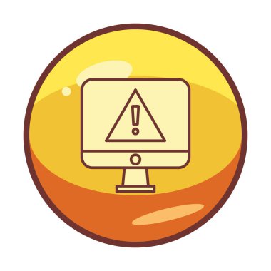 ünlem işareti, uyarı simgesi vektör illüstrasyonu