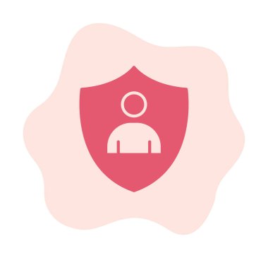 Hesap koruma simgesi vektör illüstrasyonuName