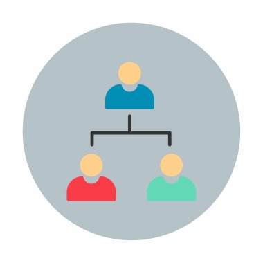 Çalışma Yönetimi vektör simgesi modern basit illüstrasyon