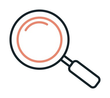 Büyütücü Cam Hat Simgesi