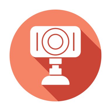 Web kamera simge vektör çizim