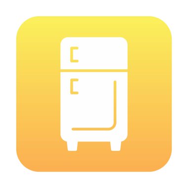 buzdolabı vektör simgesi çizelgesi çizimi