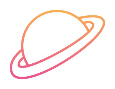 Gezegenler simgesi, vektör illüstrasyonu